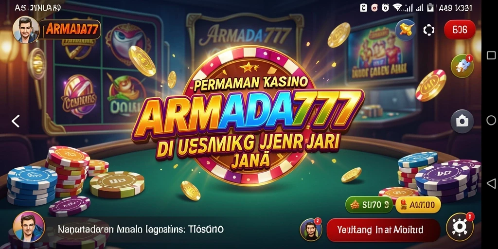 Tangkap momen seru di gameplay Kasino ARMADA777.
