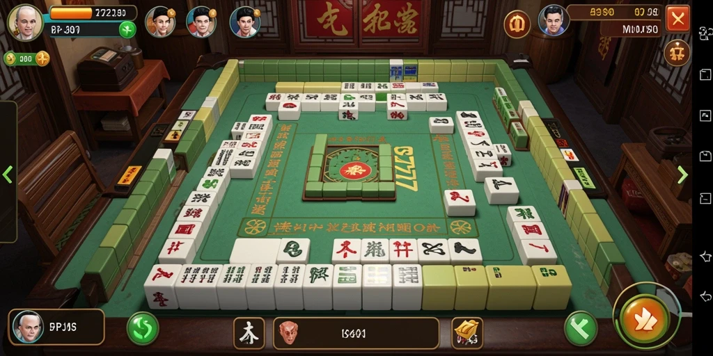Tampilan gameplay seru dalam permainan Mahjong BPJS777.
