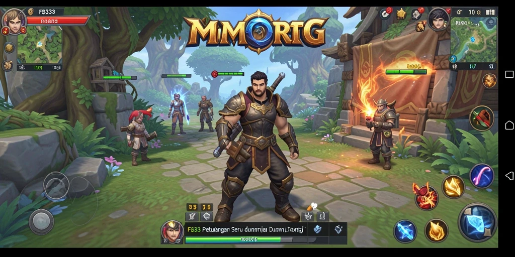 Tangkapan layar gameplay FB333 yang menampilkan pertempuran epik.