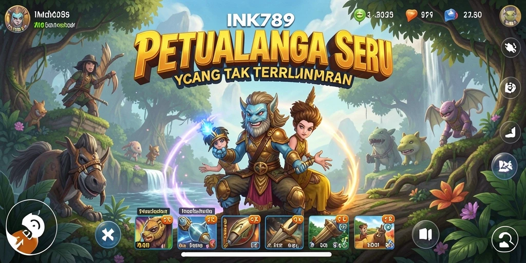 Tampilan gameplay INK789 yang menakjubkan dan penuh petualangan.