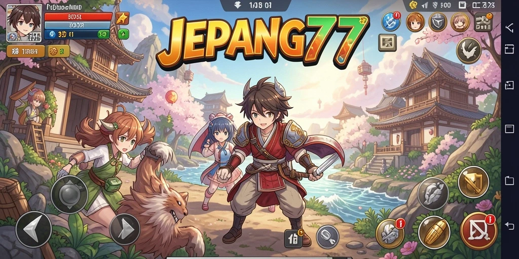 Tangkapan layar JEPANG77 yang menunjukkan aksi gameplay Anime yang seru.