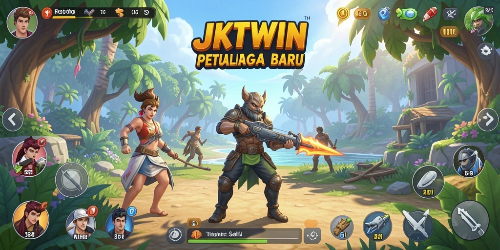 Tampilan gameplay JKTWIN yang penuh petualangan dan tantangan.