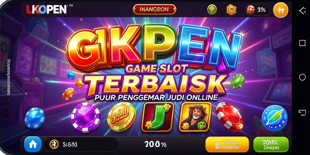 Screenshot LKOPEN menampilkan gameplay Slot yang seru dan mendebarkan.