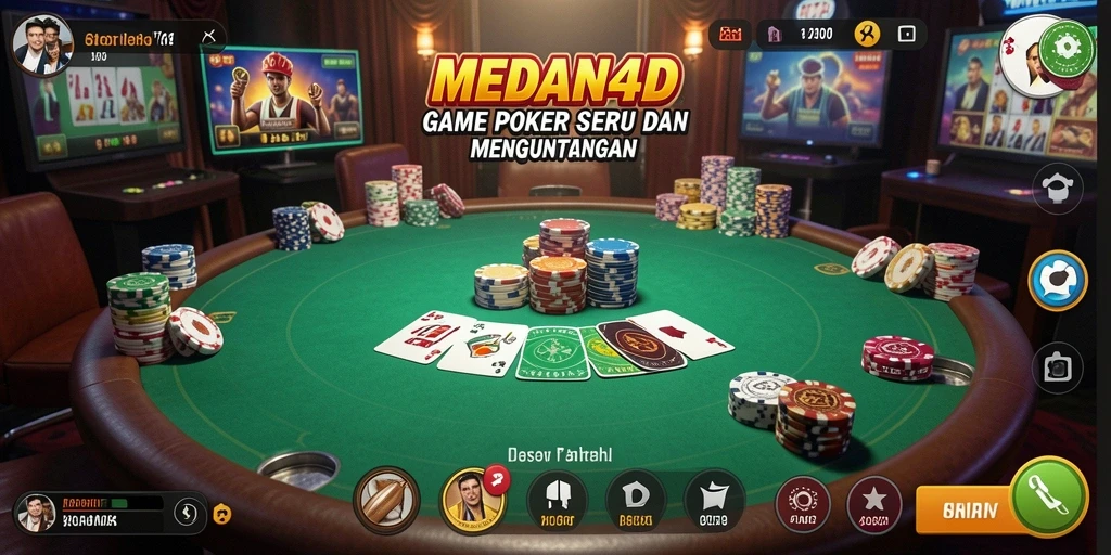 Tampilan gameplay seru dan menegangkan di MEDAN4D.