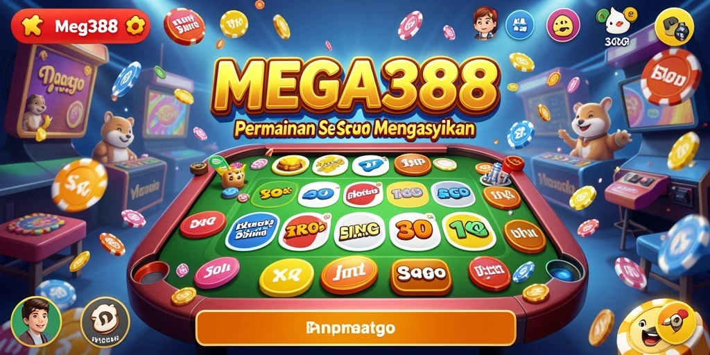 Screenshot gameplay MEGA388 menampilkan suasana seru saat bermain Bingo.