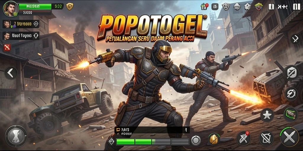 Tampilan gameplay seru dari POPOTOGEL dengan aksi cepat dan grafis menarik.