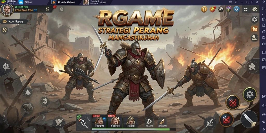Tampilan gameplay RPGAME dengan strategi yang mendebarkan.