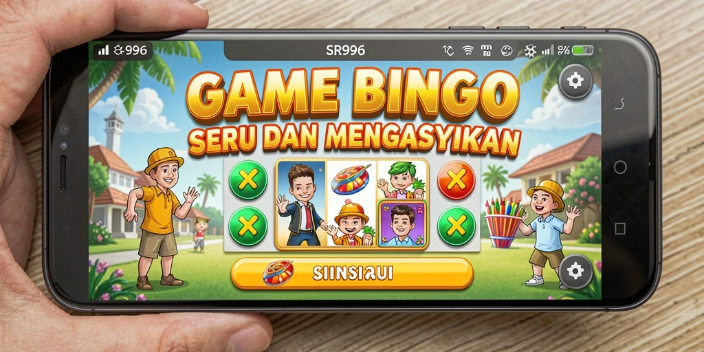 Tampilan gameplay seru Bingo di SR996 yang mengasyikkan.