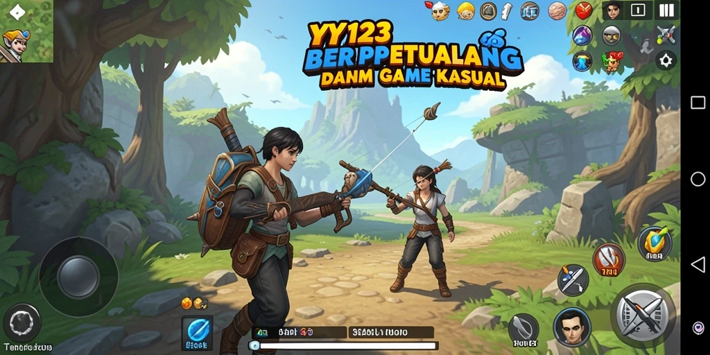 Tampilan gameplay <strong>YY123</strong> yang warna-warni dan menyenangkan.